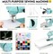 Mini Sewing Machine with Extension Table, Dual Speed Portable Sewing Machine for Beginners with Light, Sewing Kit for Household Use, Blue